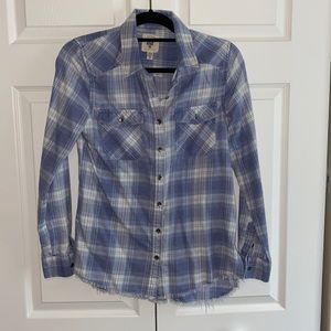 Small blue & White Billabong button down